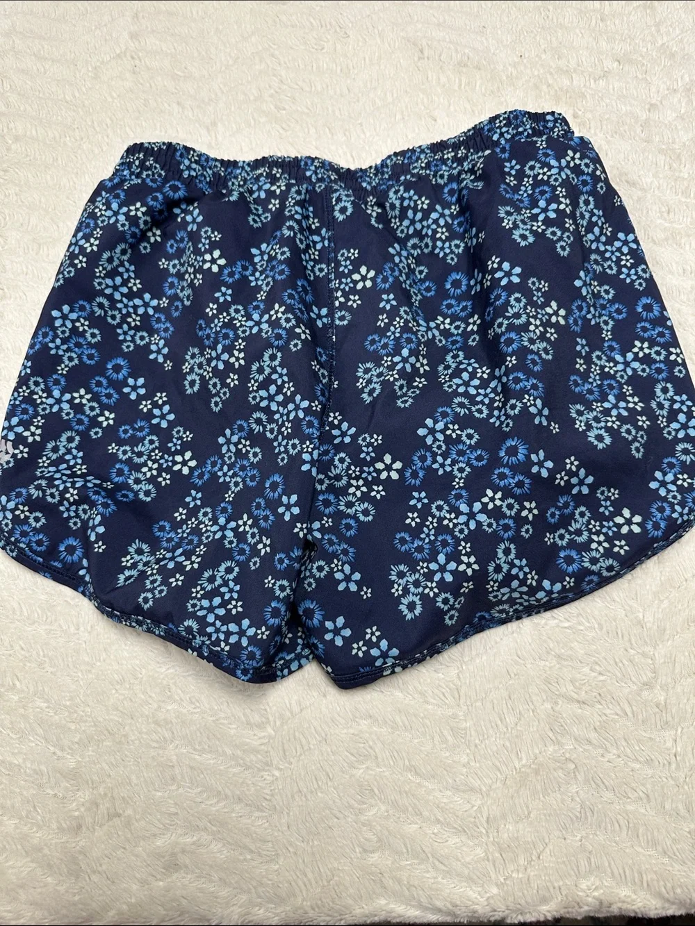 all in motion Girls Athletic Shorts Lined Lightweight Sporty flowers XL 14